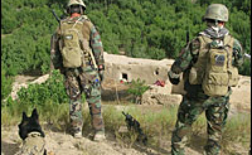 Members of the U.S. Special Forces observe Zargaran during a joint Afghan-U.S. commando mission. Two senior Taliban leaders were suspected of being in the tiny village, a way station for bomb makers.