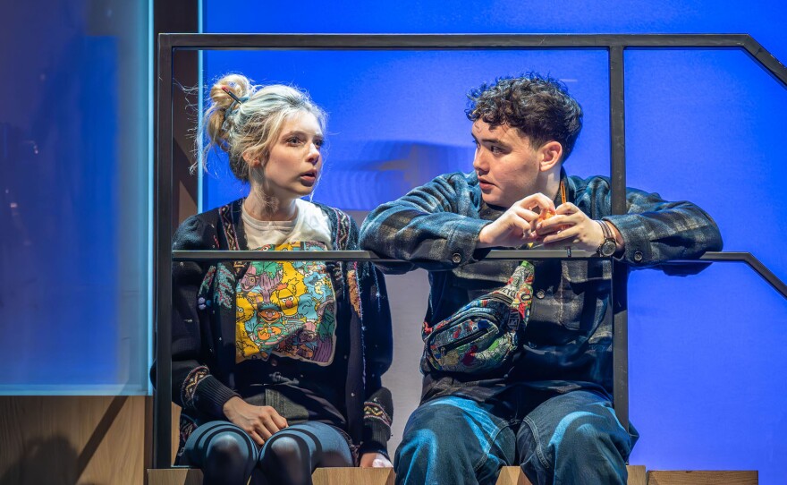 Eleanor Worthington-Cox and Jack Ofrecio in "Next to Normal."