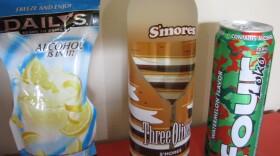 Flavored alcohol products like these are available in most San Diego stores. 