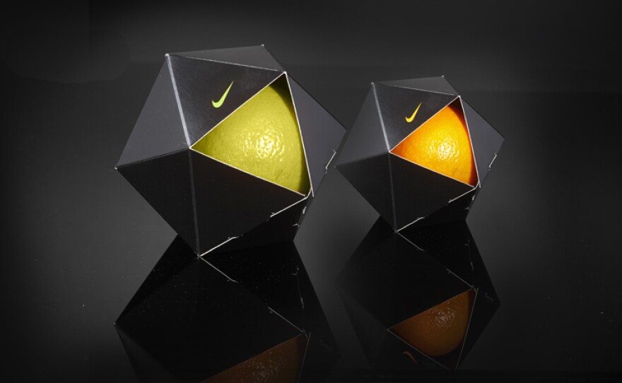 Fruit by Nike is a piece by designer Peddy Mergui in his exhibit "Wheat is Wheat is Wheat," next on display in May at Expo Milano 2015.