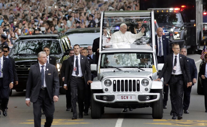 Tickets to Pope Francis's appearance in New York's Central Park last September were sold online by vendors, even though they were supposedly free.