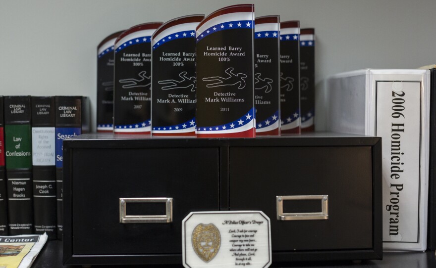 Det. Mark Williams' numerous awards for clearing all of his homicide cases. Richmond, Va., was one of the stars of a 2013 federal report identifying police departments with the best practices.