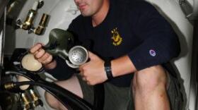Navy Diver 2nd Class Ryan Harris in 2011.