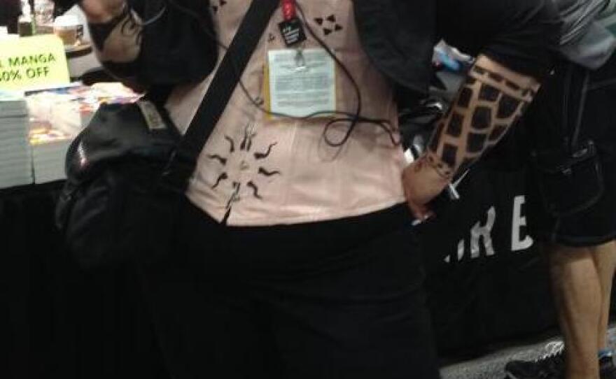 Yours truly in costume as crusading future journalist Spider Jerusalem from <em>Transmetropolitan</em>, by Warren Ellis and Darick Robertson.