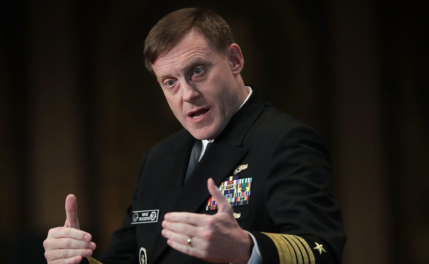 National Security Agency Director Adm. Michael Rogers is also the head of U.S. Cyber Command.