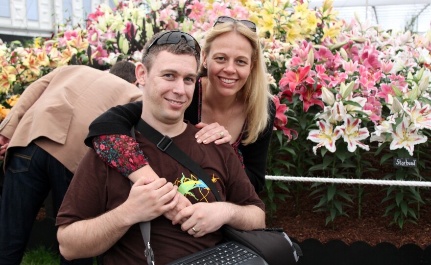 Martin and his wife, Joanna.
