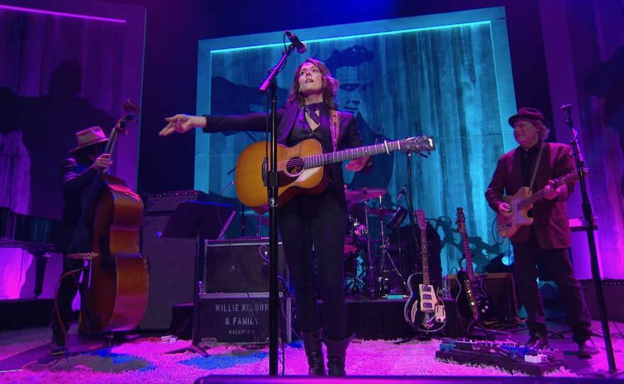 Brandi Carlile performs “Folsom Prison Blues” at a 2012 concert to celebrate the life of Johnny Cash.