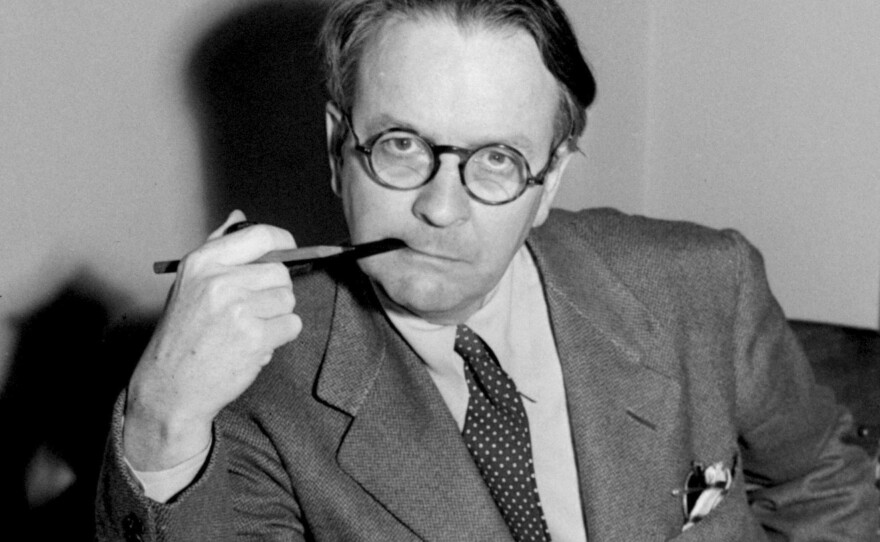 This 1946 file photo shows mystery novelist and screenwriter Raymond Chandler.