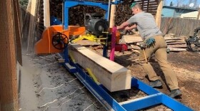 Anchorage, Alaska, resident Hans Dow built his own sawmill and began milling his own boards after lumber prices skyrocketed over the past year.