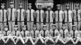 "Under A Jarvis Moon" documents the clandestine U.S. mission which sent young Hawaiian men (pictured) to occupy tiny, isolated Pacific islands during the early years of World War II.