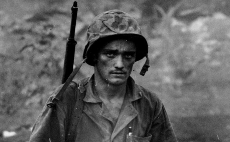 A soldier, Saipan, 1944.