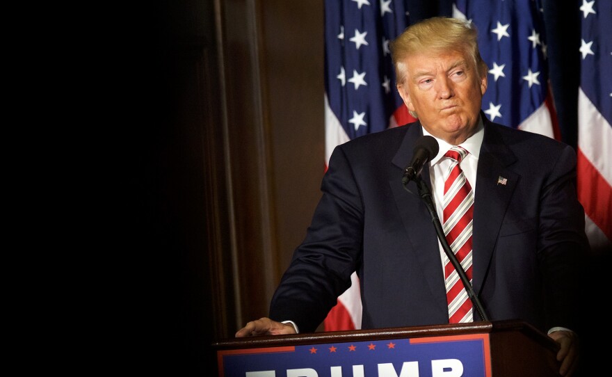 Donald Trump and his joint fundraising committees raised $90 million last month.