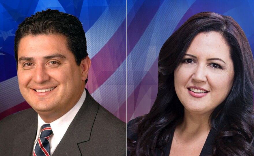 San Diego County board of supervisors candidates Ben Hueso (left) and Nora Vargas (right) in this undated photo