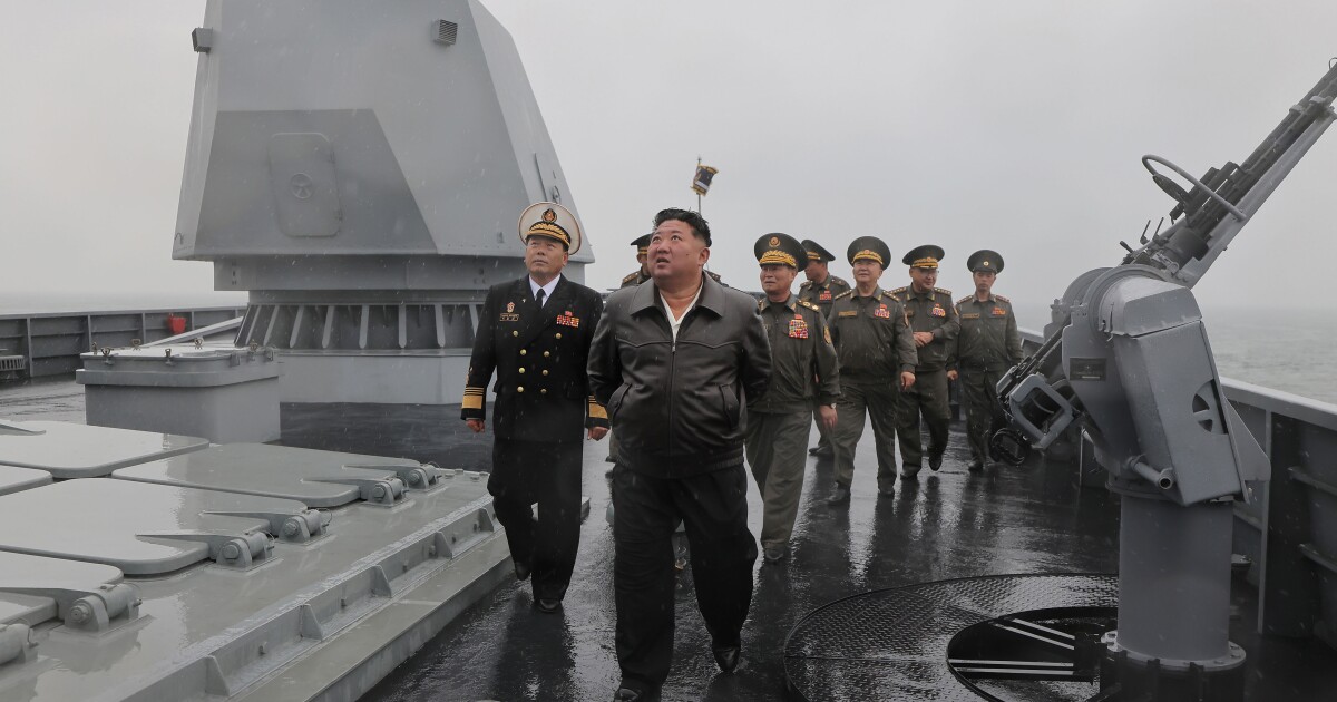 Kim Jong Un Inspects Choe Hyon Destroyer, Unveils Long-Range Howitzers Aimed at Seoul