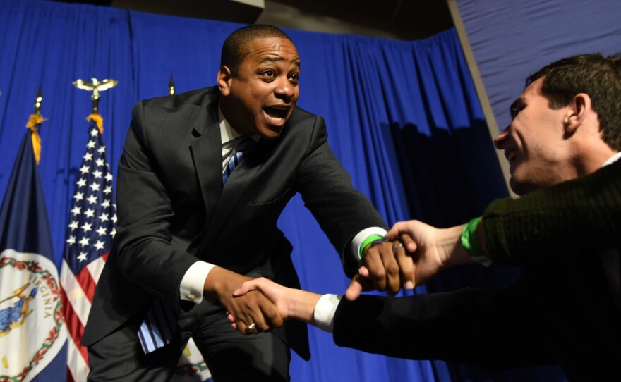 Lt. Gov. Justin Fairfax, D-Va., has not called for embattled Gov. Ralph Northam to resign. Should Northam step aside, Fairfax would become Virginia's second black Governor.