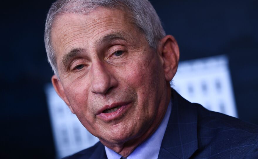 Dr. Anthony Fauci reiterated his plans to publicly take the vaccine when it becomes available to him.
