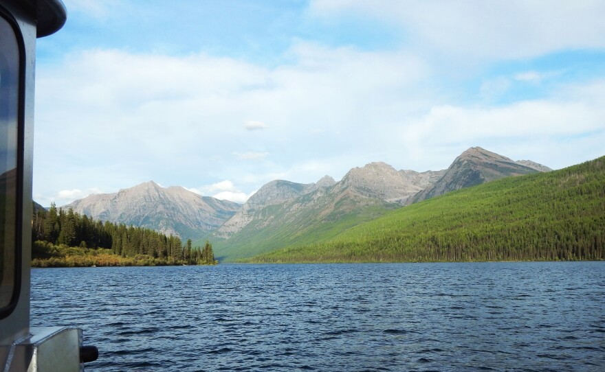 Logging Lake, inside Montana's Glacier National Park, is lovely, but bull trout there are fast dwindling.