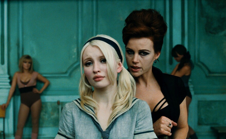 Emily Browning and Carla Gugino in "Sucker Punch."