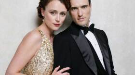 Keeley Hawes as Lady Agnes Holland and Ed Stoppard as Sir Hallam Holland in "Upstairs Downstairs."