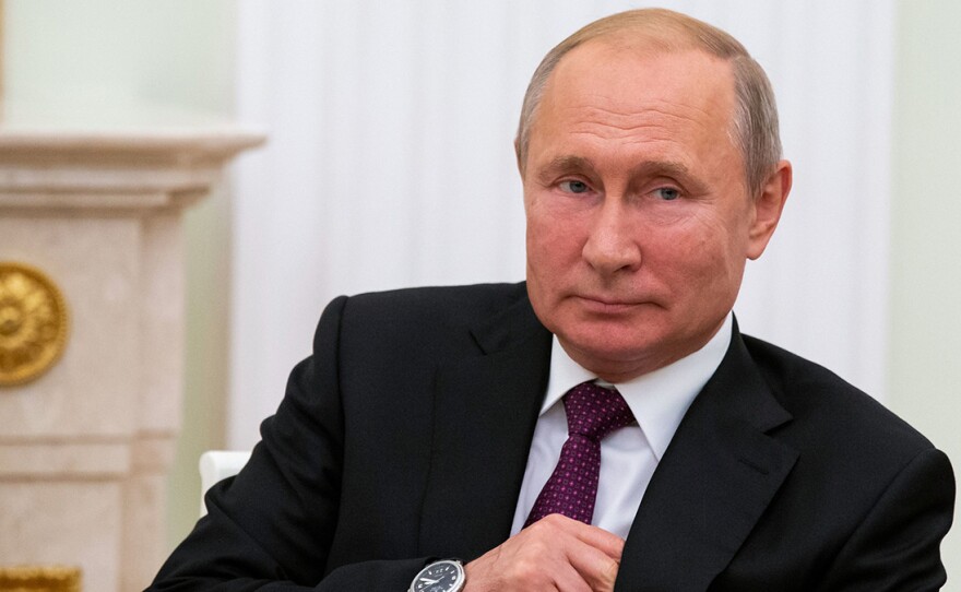 Russian President Vladimir Putin, shown here at the Kremlin in Moscow on Thursday, said on Friday that Russia should respond in kind to the testing of a new U.S. cruise missile.