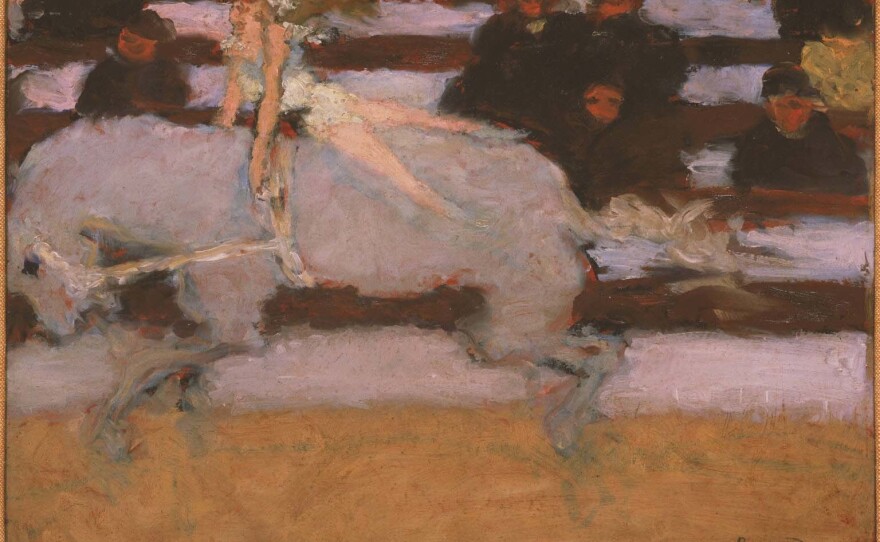 Pierre Bonnard's<em> Circus Rider </em>(1894, oil on academy board) was acquired in 1947.