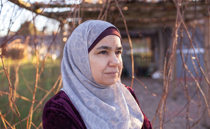 A portrait of Huda Attar, the photographer's beloved Mama.
