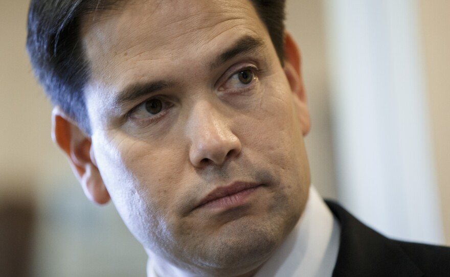 On the possibility of running for president in 2016, Sen. Rubio told NPR: "The decision I have to make is: where is the best place for me to serve America to carry out this agenda that I have to restore the American dream? ... If I decide it's as president, then that's what I'm going to do irrespective of who else might be running."