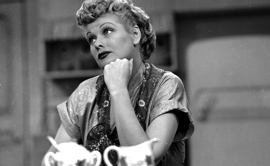 Lucille Ball is seen here in an episode of I Love Lucy. A sculpture of her in her hometown will be replaced with an improved version, according to the artist.