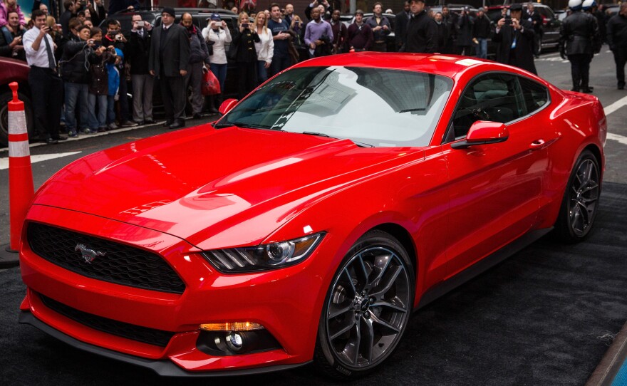 The new 2015 Ford Mustang was unveiled Thursday. The car's new design includes features that are geared toward global markets.