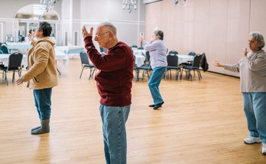 It's been seven years since Pollner had surgery for lung cancer. He's now 82 and takes Tai Chi classes three times a week at the local synagogue.