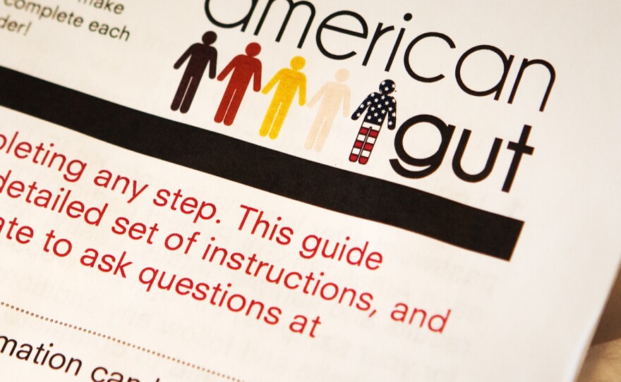 Participants in the American Gut Project are asked to keep track of everything they eat for a week.