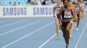 Keshia Baker, 24, an SDSU graduate student who's headed to the Olympics.