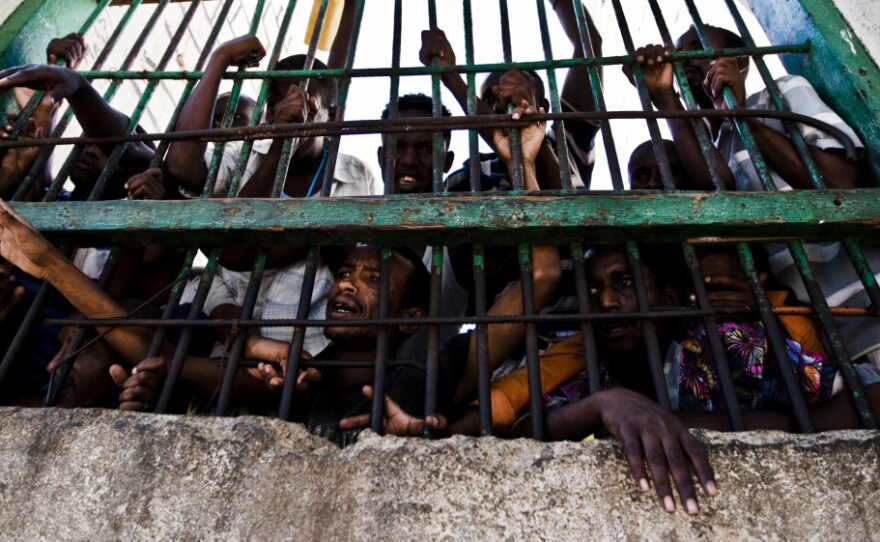 Other nations that catch Somali pirates are reluctant to send them back because  the prisons do not meet international standards. This prison in the coastal city  of Berbera, Somalia, dates to the 1880s, and inmates constantly complain about  conditions.