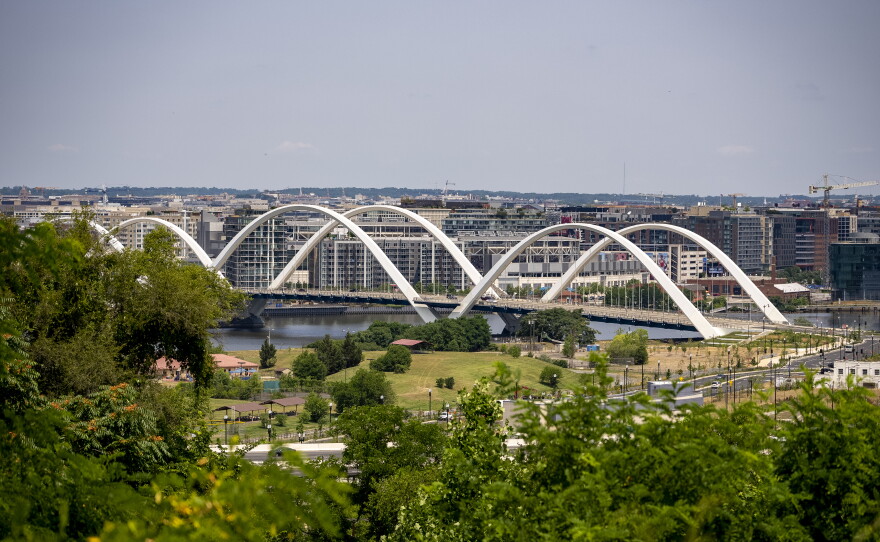 David Maloney, D.C.'s state historic preservation officer, suggested the arch could be built near the Frederick Douglass Memorial Bridge in southeast D.C. with fewer negative consequences.
