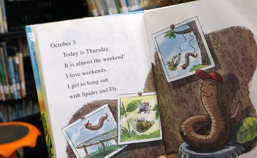 This book is labeled as a beginner book, but if kids haven't learned about "th" or "ng" sounds yet, they might get stuck on words like "Thursday" or "hang."