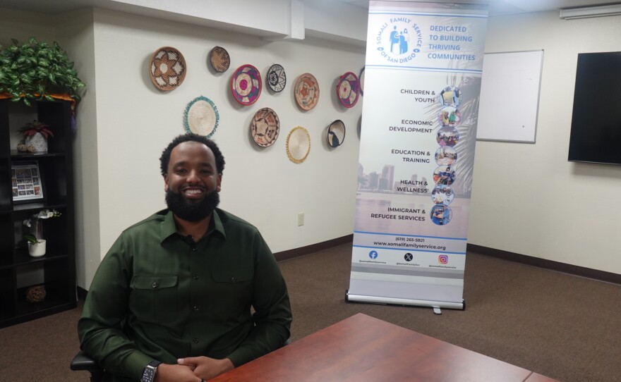 Mustafa Sahid, director of operations for Somali Family Service.