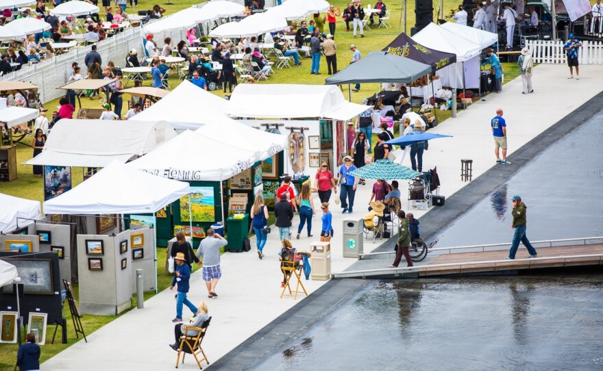 A 2018 photo from the San Diego Festival of the Arts.