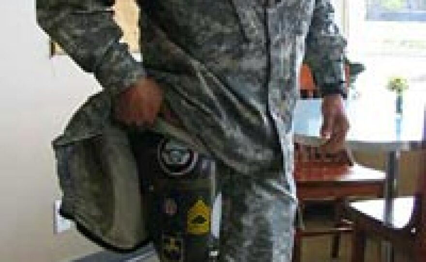 Master Sgt. Luis Rodriguez was a medic for the Army's 101st Airborne Division when he lost his leg to an IED attack.