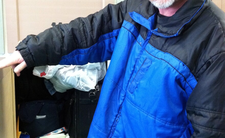 Roger Bottomley of Fairfax, Va., has been homeless for 10 years. He expected to get a housing voucher, but then his appointment with the local housing authority was canceled because of sequestration. He keeps his belongings in a locker at a homeless day center.