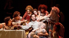 Mariusz Kwiecien (center) in the title role of Mozart's "Don Giovanni."