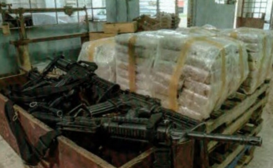 Fentanyl deals involving the Chapitos network often involve plans to smuggle drugs into the U.S. while smuggling military grade firearms from the U.S. into Mexico, according to U.S. officials.