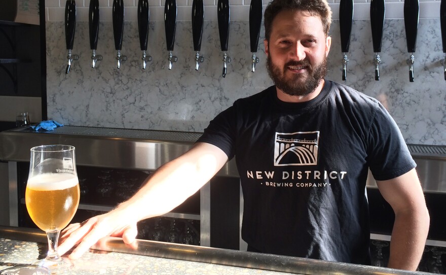 "If you're getting into brewing specifically to make money," says Mike Katrivanos, "I'd advise against it." Katrivanos is a co-founder of New District Brewing.