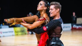 Umberto Gaudino and Louise Heise representing Denmark. The six-part WORLD DANCESPORT GRANDSLAM SERIES attracts the world’s best dancers to compete for the most prestigious titles and the most prize money in the world of dance. Combining athleticism and artistry, the 12 best dance couples perform Latin and Standard styles of dance, from the samba, cha cha cha, rumba and paso doble to the waltz, tango, slow foxtrot and quickstep—all in the hopes of being crowned GrandSlam Champion.