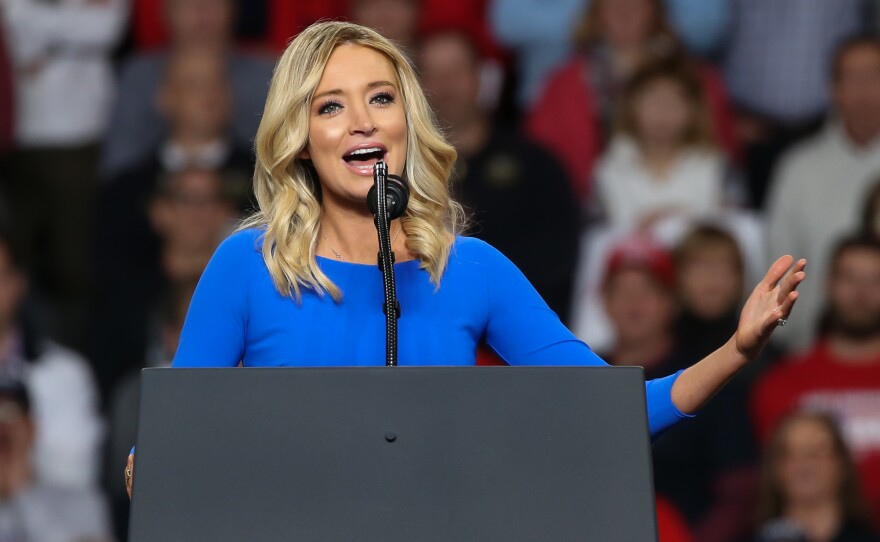 The White House's new chief spokeswoman, Kayleigh McEnany, has a flair for confrontational and sometimes untrue assertions on cable news — much like her boss, the president.