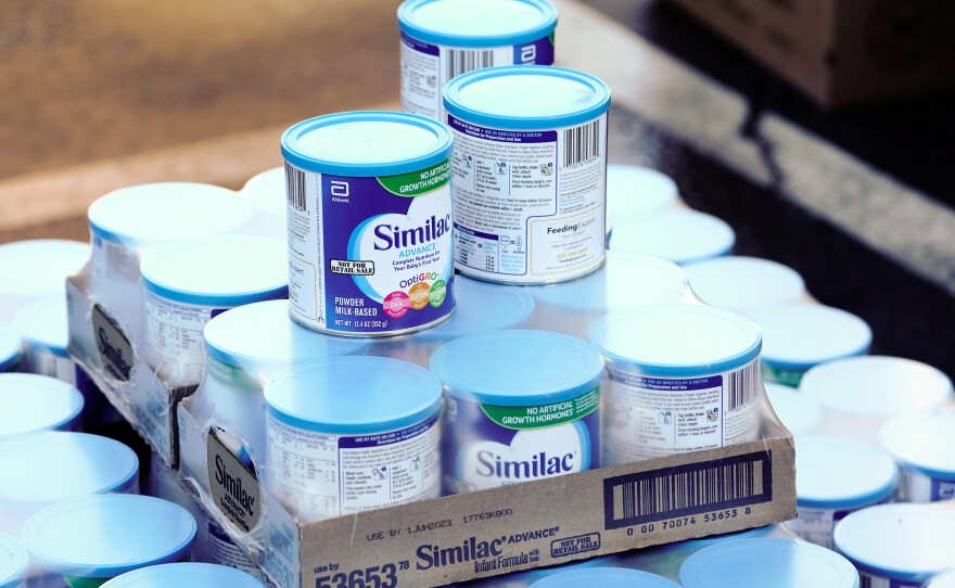 Similac powdered baby formula with an expiration date on or after April 1, 2022, and a code with first two digits of 22 through 37 and containing K8, SH or Z2 are part of a voluntary recall by its manufacturer, Abbott Nutrition.