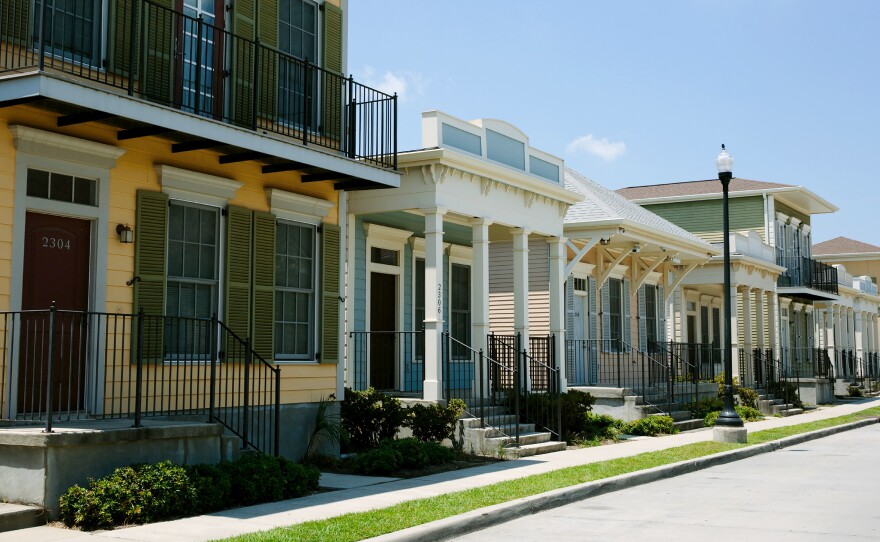 The Faubourg Lafitte housing development in New Orleans was built on the site of a former public housing project. In the wake of Hurricane Katrina, the government sped up its plan to demolish old public housing projects and replace them with mixed-income developments such as Faubourg Lafitte.