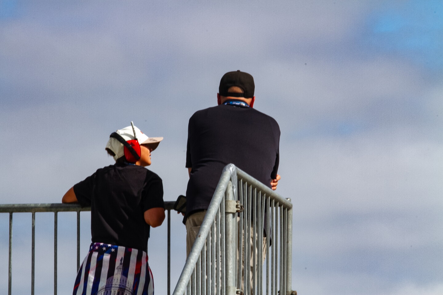 Onlookers watch a race during NASCAR San Diego Weekend presented by Anduril at Naval Base Coronado on June 19, 2026.