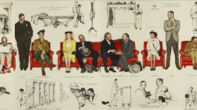 Norman Rockwell's 1943 series So You Want to See the President! Click to enlarge.