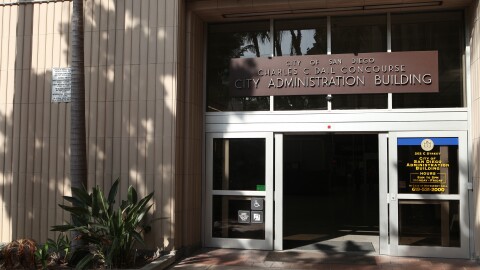 San Diego City Hall administration building. 