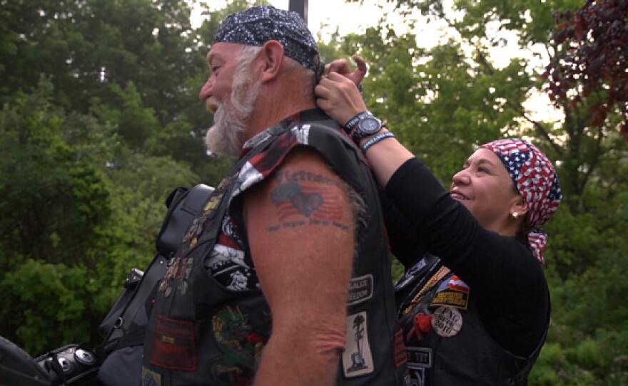 Ron “Stray Dog” Hall and Alicia Soriano Hall.